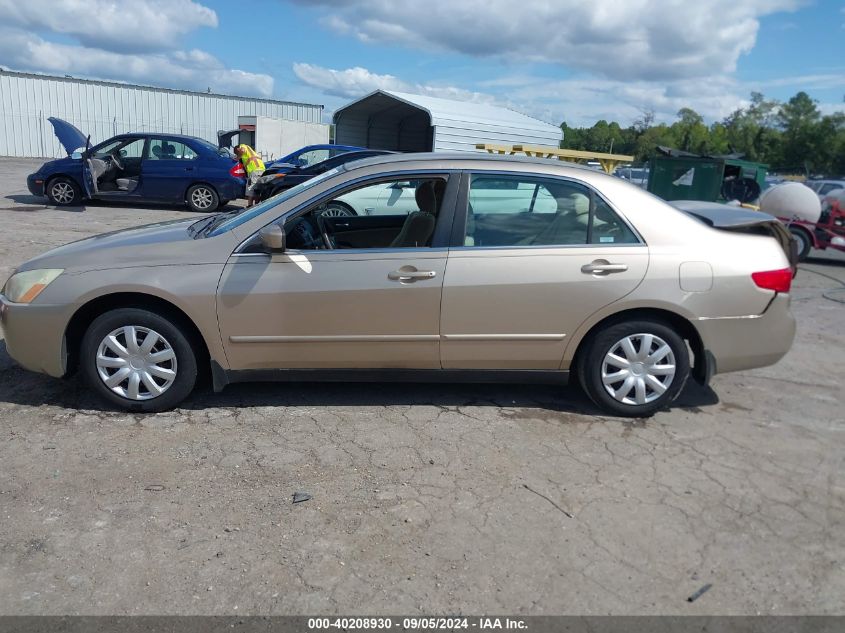 2005 Honda Accord 2.4 Lx VIN: 1HGCM56435A031433 Lot: 40208930