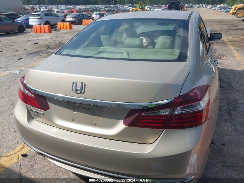 2017 Honda Accord Lx VIN: 1HGCR2F4XHA202683 Lot: 40209002