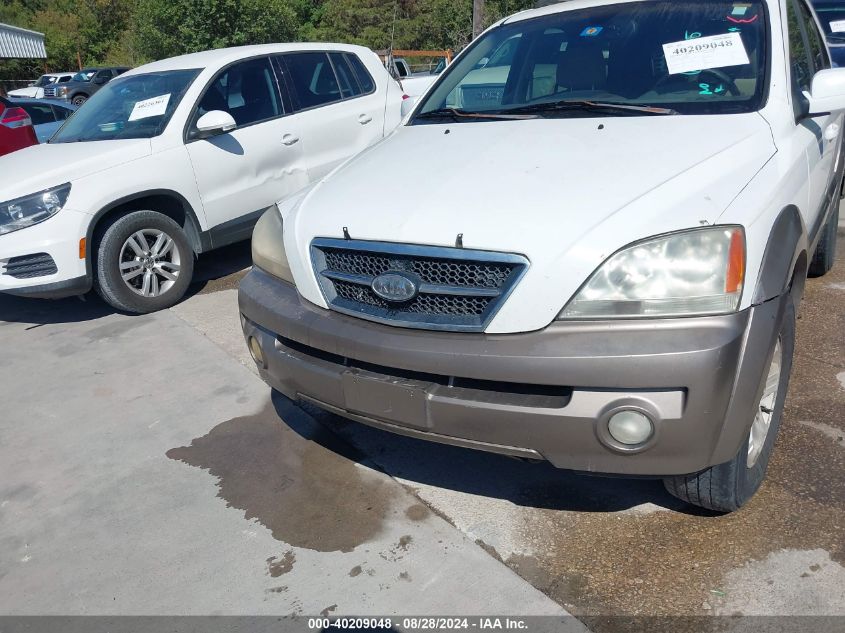 2006 Kia Sorento Ex/Lx VIN: KNDJC733165628025 Lot: 40209048