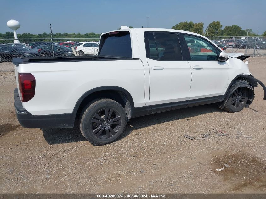 2020 Honda Ridgeline Awd Sport VIN: 5FPYK3F15LB027805 Lot: 40209075