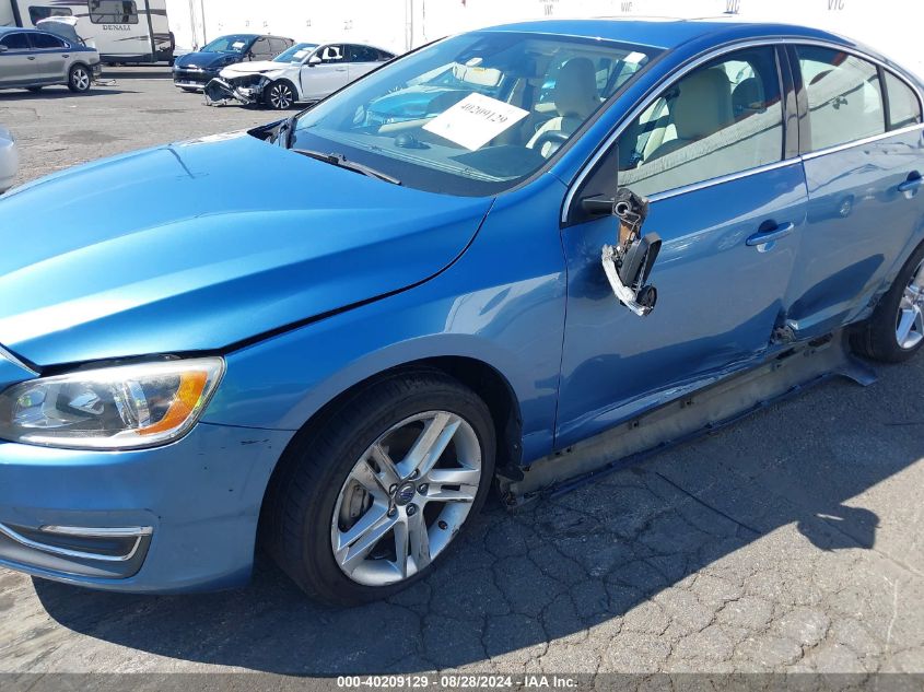 2014 Volvo S60 T5/T5 Platinum/T5 Premier/T5 Premier Plus VIN: YV1612FS9E2285332 Lot: 40209129