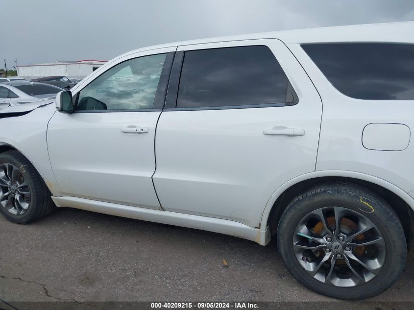 2019 Dodge Durango Gt VIN: 1C4RDHDG0KC769147 Lot: 40209215