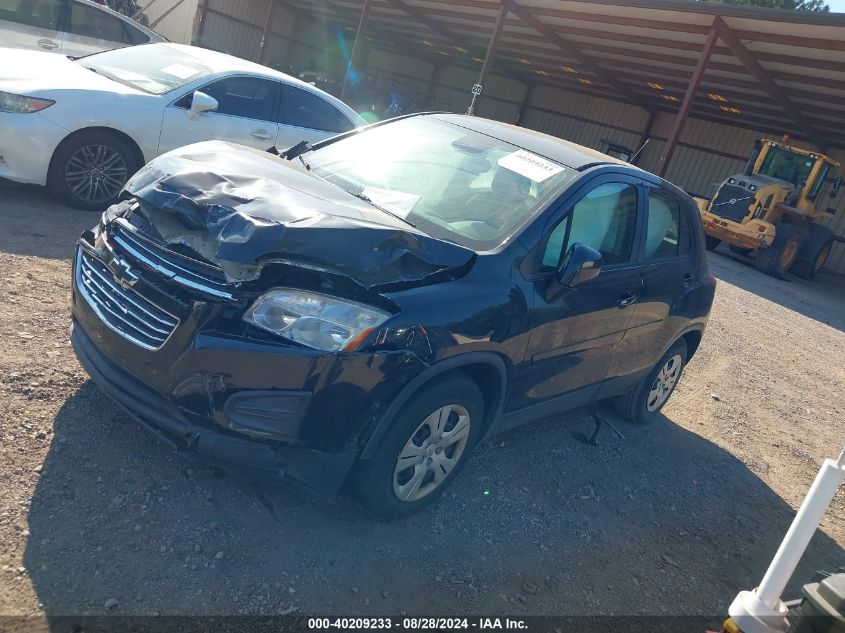 KL7CJKSB3FB251593 2015 CHEVROLET TRAX - Image 2