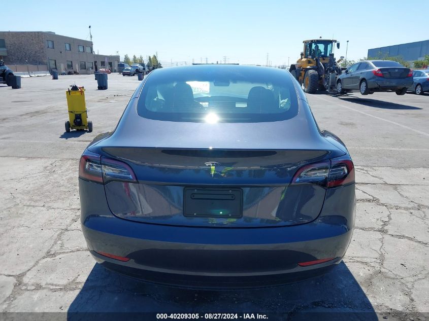 2023 Tesla Model 3 Rear-Wheel Drive VIN: 5YJ3E1EA9PF419434 Lot: 40209305