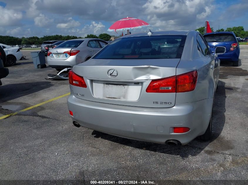 2007 Lexus Is 250 VIN: JTHBK262872030979 Lot: 40209341