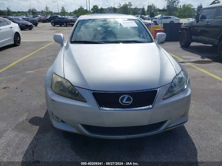 2007 Lexus Is 250 VIN: JTHBK262872030979 Lot: 40209341