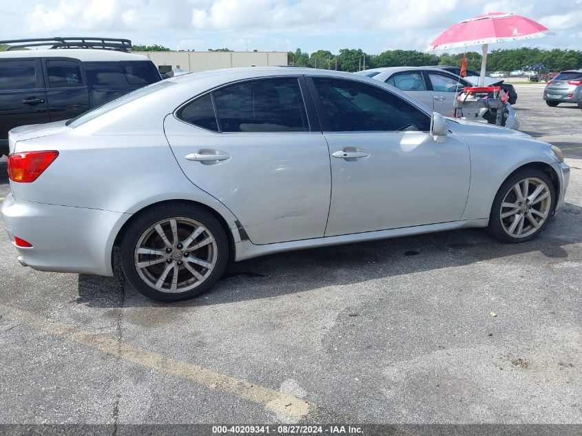 2007 Lexus Is 250 VIN: JTHBK262872030979 Lot: 40209341