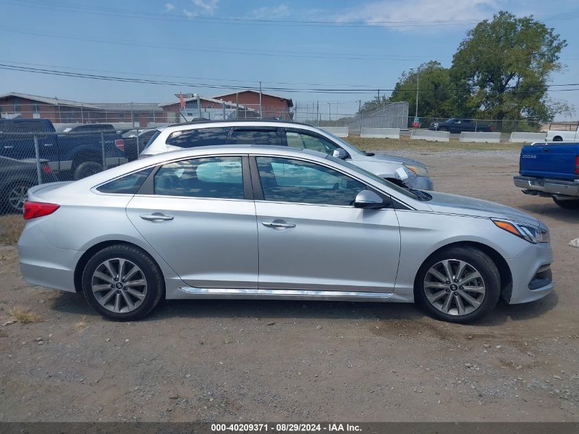 2017 Hyundai Sonata Limited VIN: 5NPE34AF3HH539878 Lot: 40209371