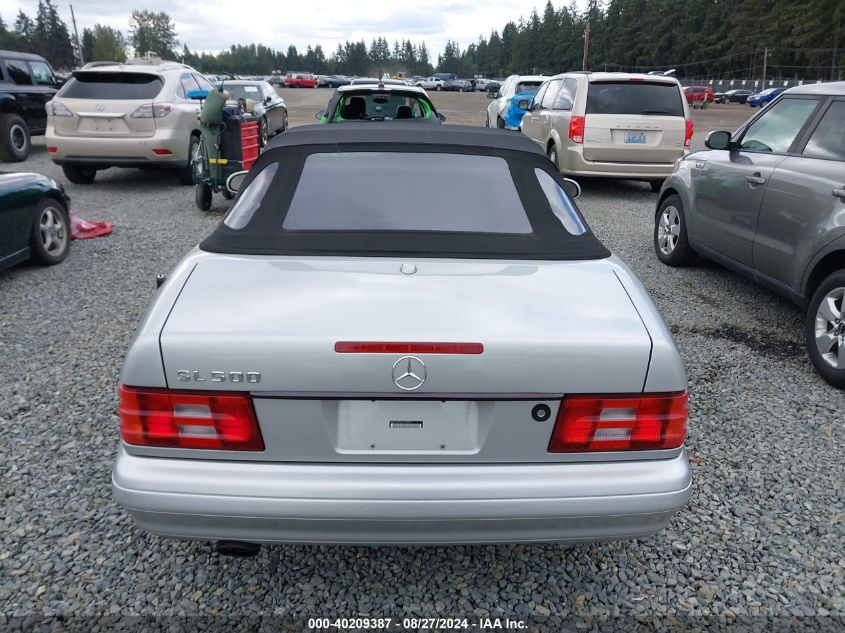 2000 Mercedes-Benz Sl 500 VIN: WDBFA68F9YF188298 Lot: 40209387