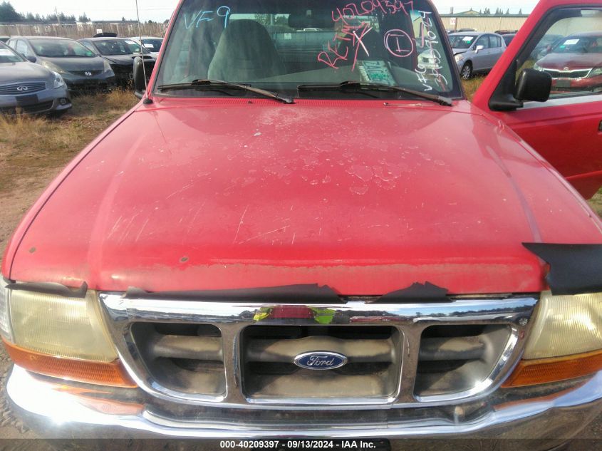 2000 Ford Ranger Xl/Xlt VIN: 1FTZR15V0YPA73654 Lot: 40209397