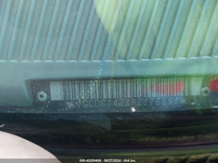 1994 Chevrolet Gmt-400 C1500 VIN: 1GCDC14Z8RZ176651 Lot: 40209408