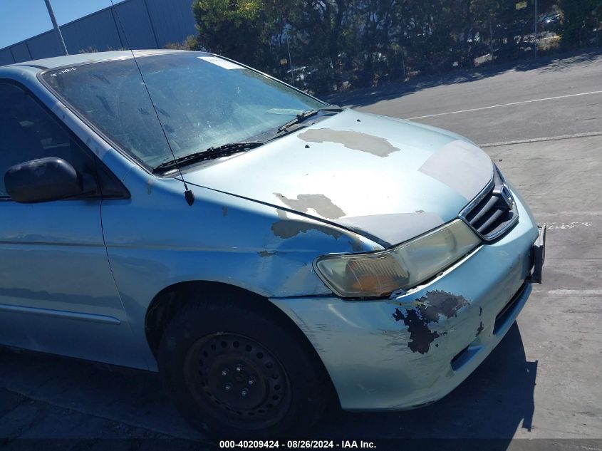 2003 Honda Odyssey Lx VIN: 5FNRL18523B117380 Lot: 40209424