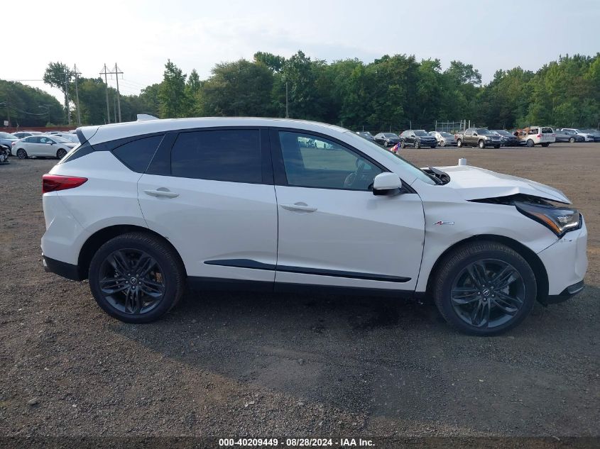 2023 Acura Rdx A-Spec Package VIN: 5J8TC2H62PL017935 Lot: 40209449