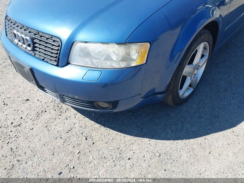 2003 Audi A4 1.8T VIN: WAULC68E03A251278 Lot: 40209465