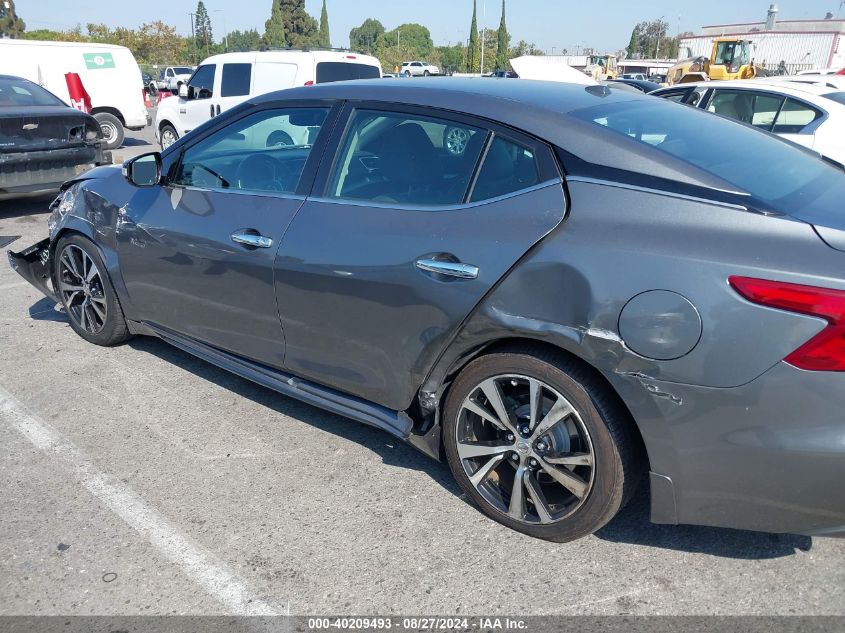 2018 Nissan Maxima 3.5 Sv VIN: 1N4AA6AP3JC409602 Lot: 40209493