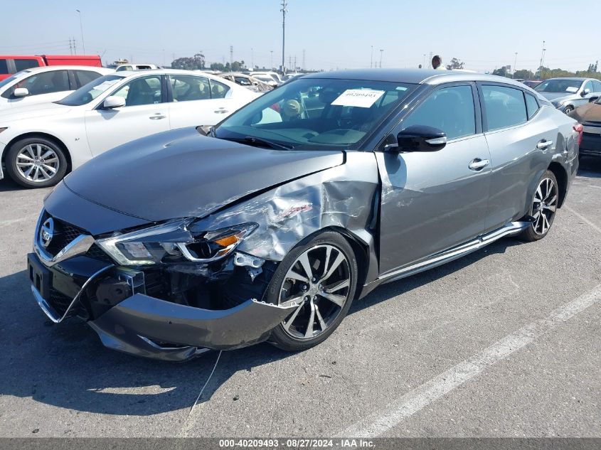 2018 Nissan Maxima 3.5 Sv VIN: 1N4AA6AP3JC409602 Lot: 40209493