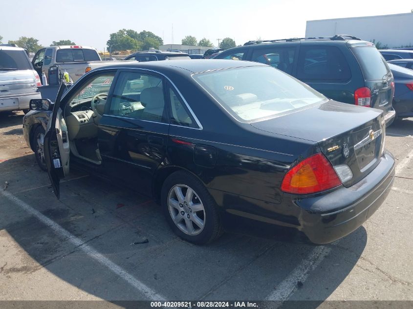 2001 Toyota Avalon Xls VIN: 4T1BF28BX1U131502 Lot: 40209521