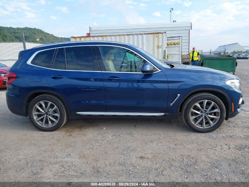 2019 BMW X3 xDrive30I VIN: 5UXTR9C59KLR09238 Lot: 40209530