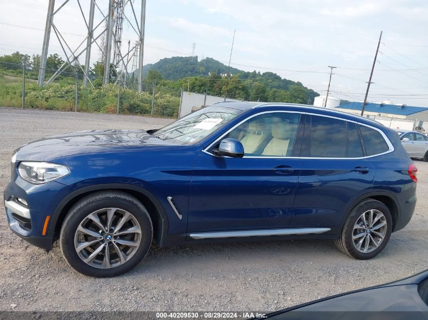 2019 BMW X3 xDrive30I VIN: 5UXTR9C59KLR09238 Lot: 40209530