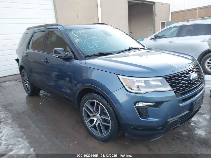 VIN 1FM5K8GT1KGA08287 2019 FORD EXPLORER no.1