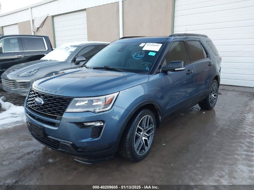 VIN 1FM5K8GT1KGA08287 2019 FORD EXPLORER no.2