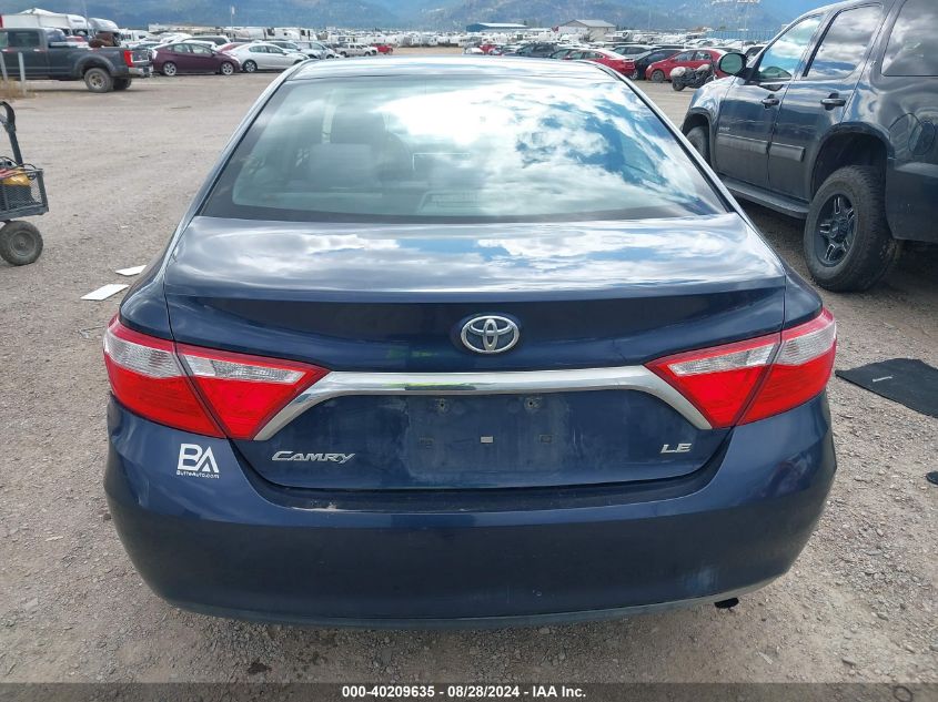 2015 Toyota Camry Le VIN: 4T4BF1FK3FR450296 Lot: 40209635