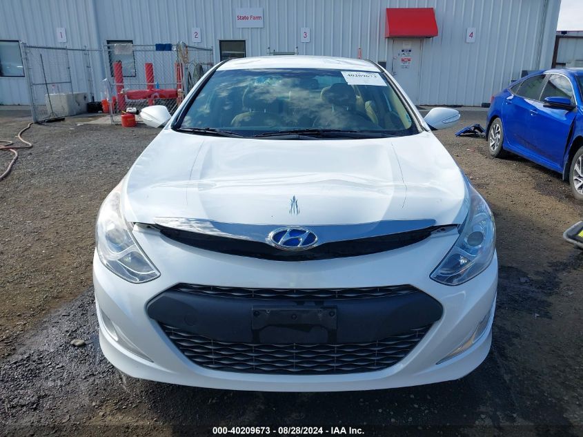 2012 Hyundai Sonata Hybrid VIN: KMHEC4A43CA028780 Lot: 40209673