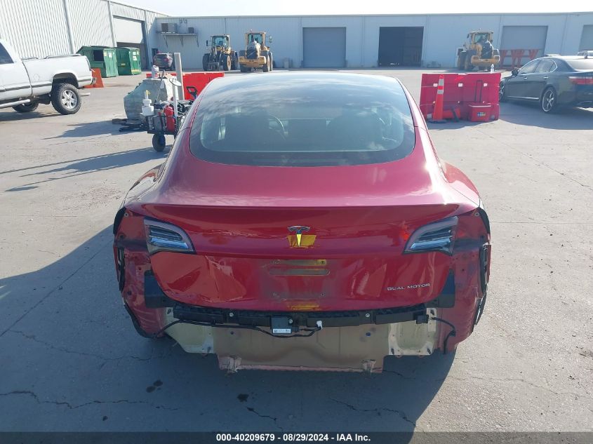 2018 Tesla Model 3 Long Range/Performance VIN: 5YJ3E1EB4JF117310 Lot: 40209679