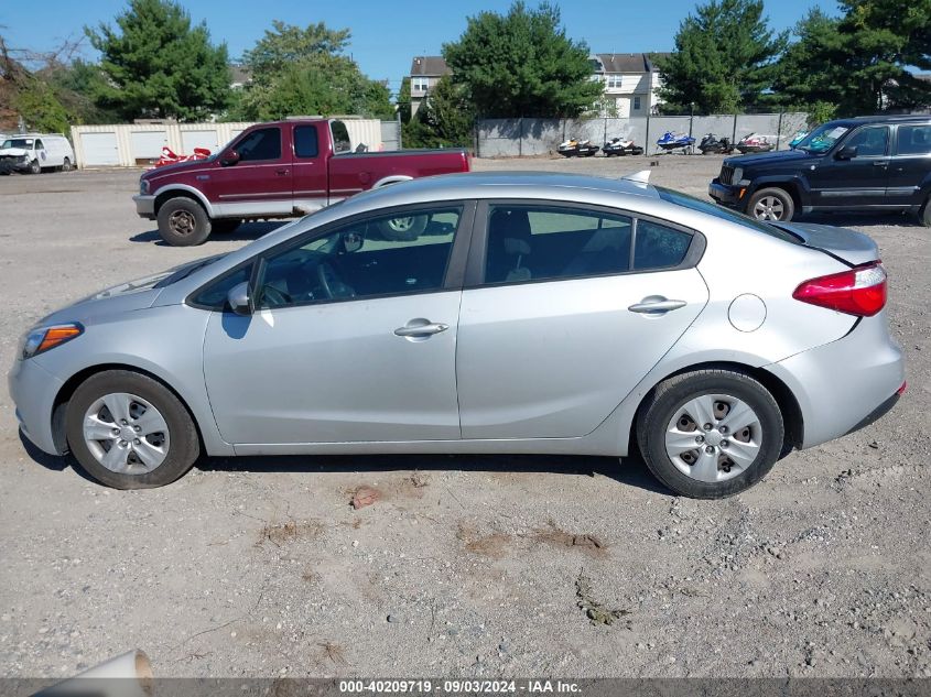 2016 Kia Forte Lx VIN: KNAFK4A67G5568531 Lot: 40209719