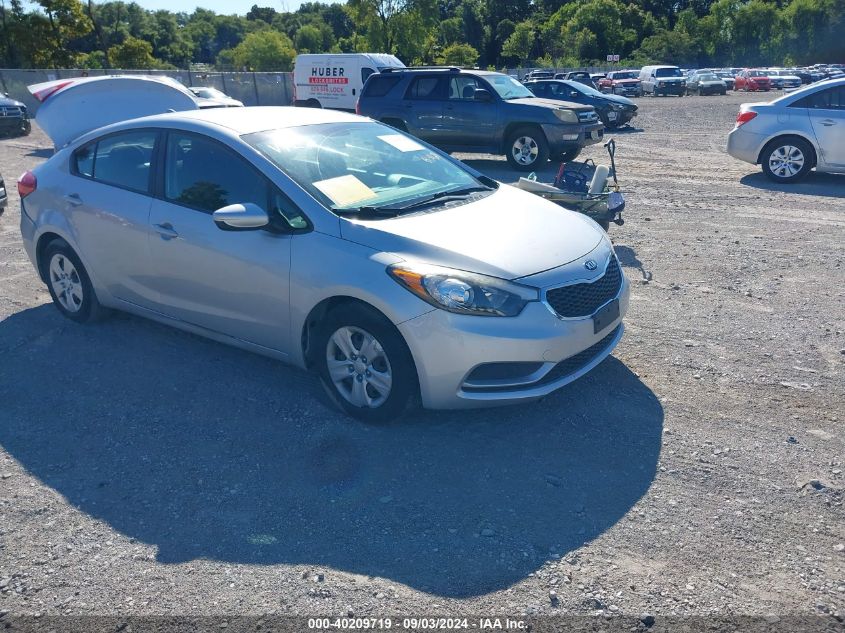 2016 Kia Forte Lx VIN: KNAFK4A67G5568531 Lot: 40209719