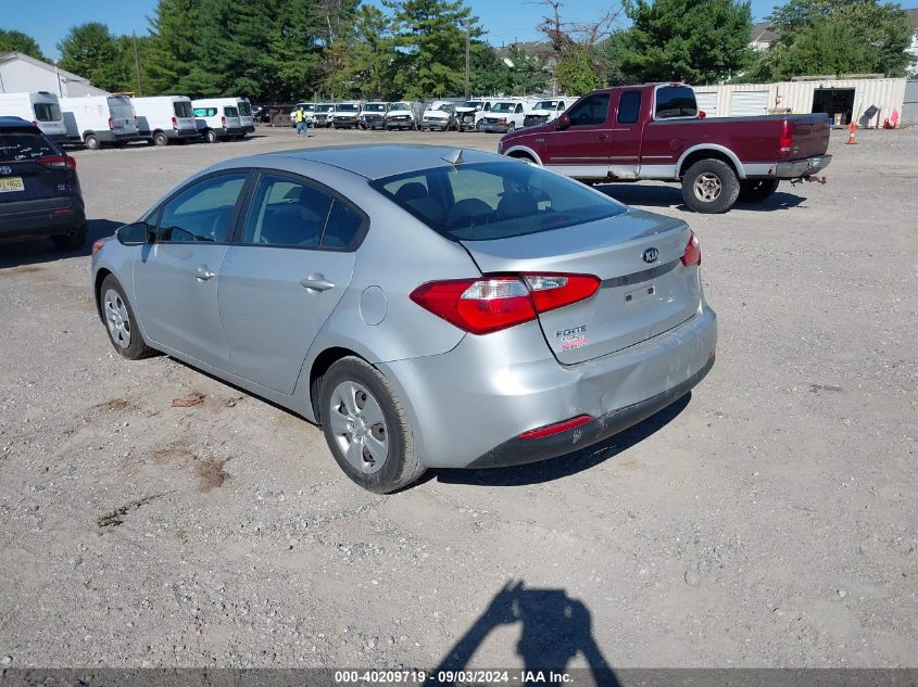 2016 Kia Forte Lx VIN: KNAFK4A67G5568531 Lot: 40209719