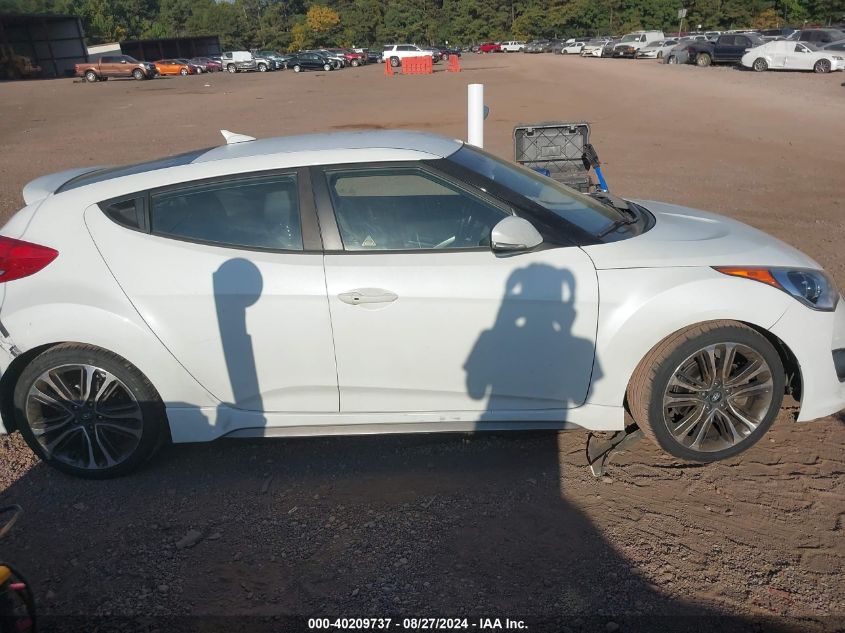 2016 Hyundai Veloster Turbo VIN: KMHTC6AE7GU287014 Lot: 40209737