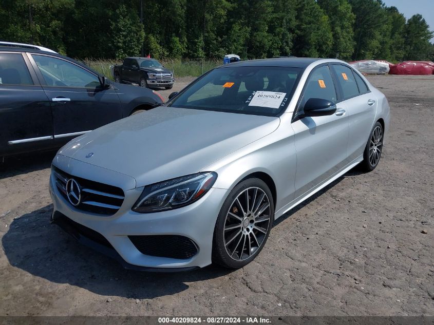 VIN 55SWF4JB9GU157262 2016 Mercedes-Benz C 300, Lux... no.2