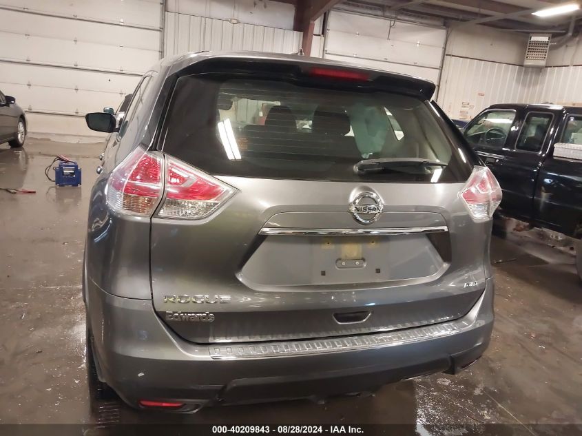 2016 Nissan Rogue S VIN: JN8AT2MV5GW144202 Lot: 40209843