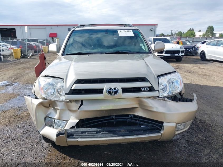 2005 Toyota 4Runner Limited V8 VIN: JTEBT17R058019257 Lot: 40209866