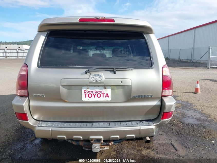 2005 Toyota 4Runner Limited V8 VIN: JTEBT17R058019257 Lot: 40209866