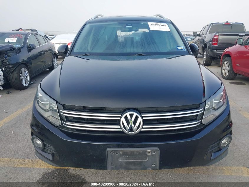 2016 Volkswagen Tiguan Se VIN: WVGAV7AX6GW527506 Lot: 40209900