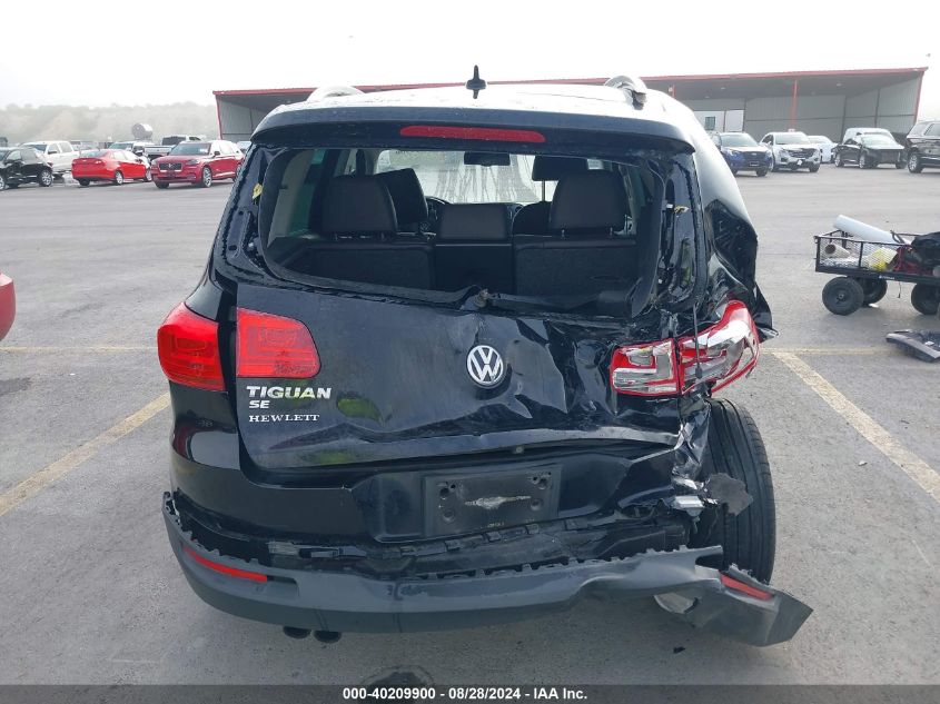 2016 Volkswagen Tiguan Se VIN: WVGAV7AX6GW527506 Lot: 40209900