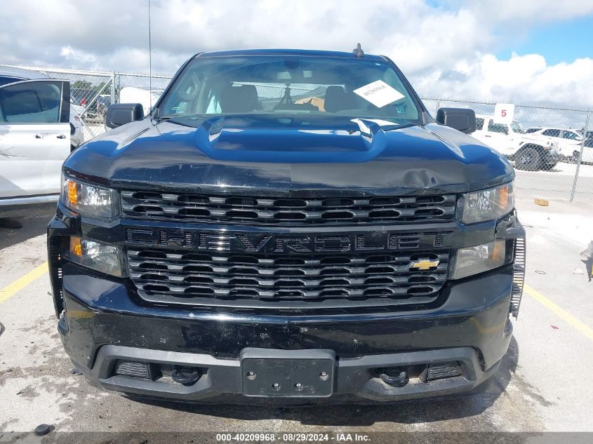 2021 Chevrolet Silverado 1500 2Wd Short Bed Custom VIN: 3GCPWBEK1MG157346 Lot: 40209968