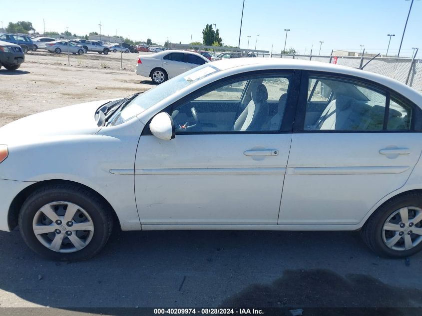 2009 Hyundai Accent Gls VIN: KMHCN46C09U337552 Lot: 40209974