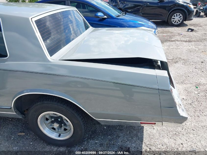 1983 Chevrolet Monte Carlo VIN: 1G1AZ37HXDR191668 Lot: 40209998