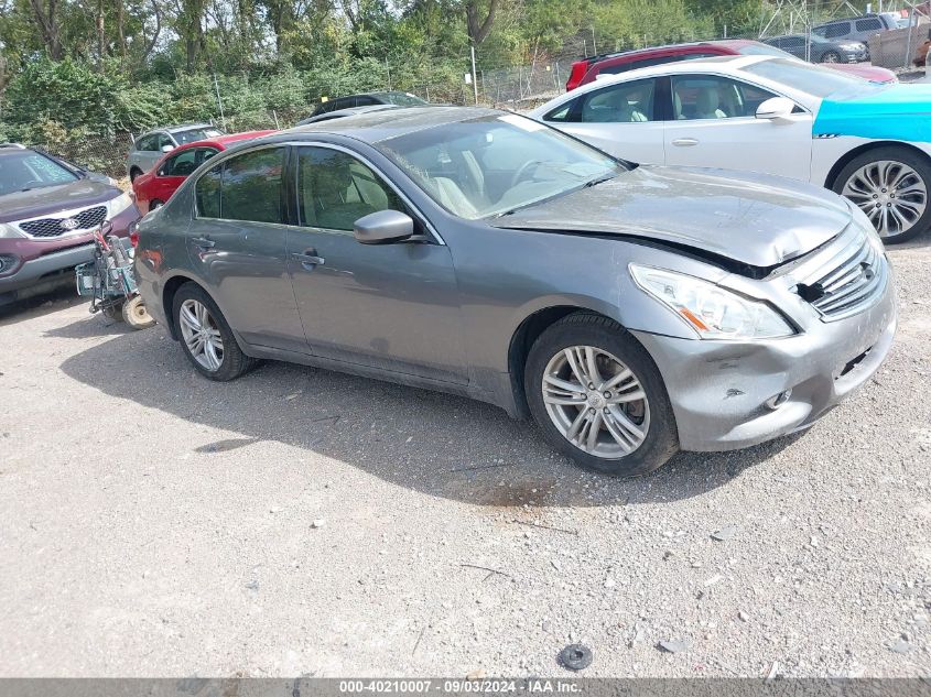 2011 Infiniti G37X VIN: JN1CV6AR0BM406874 Lot: 40210007