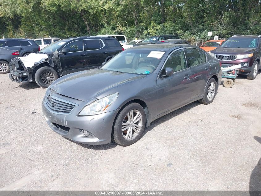 2011 Infiniti G37X VIN: JN1CV6AR0BM406874 Lot: 40210007