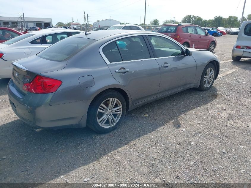 2011 Infiniti G37X VIN: JN1CV6AR0BM406874 Lot: 40210007