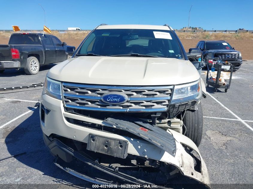 2018 Ford Explorer Xlt VIN: 1FM5K7D80JGB18319 Lot: 40210016