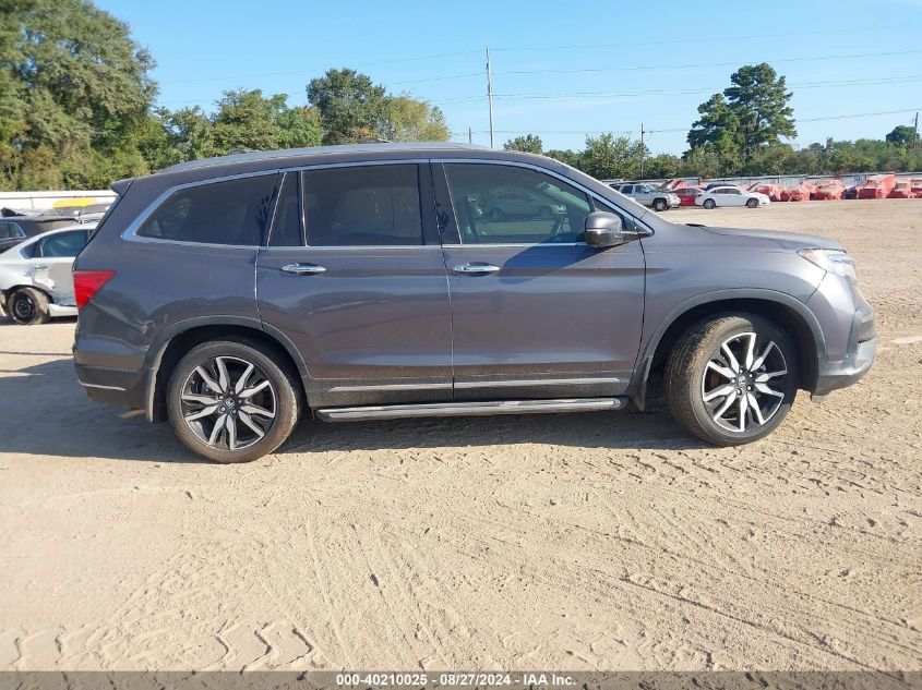2019 Honda Pilot Touring VIN: 5FNYF5H6XKB010837 Lot: 40210025