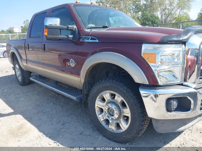 2012 Ford F-250 Lariat VIN: 1FT7W2BT1CED11816 Lot: 40210050