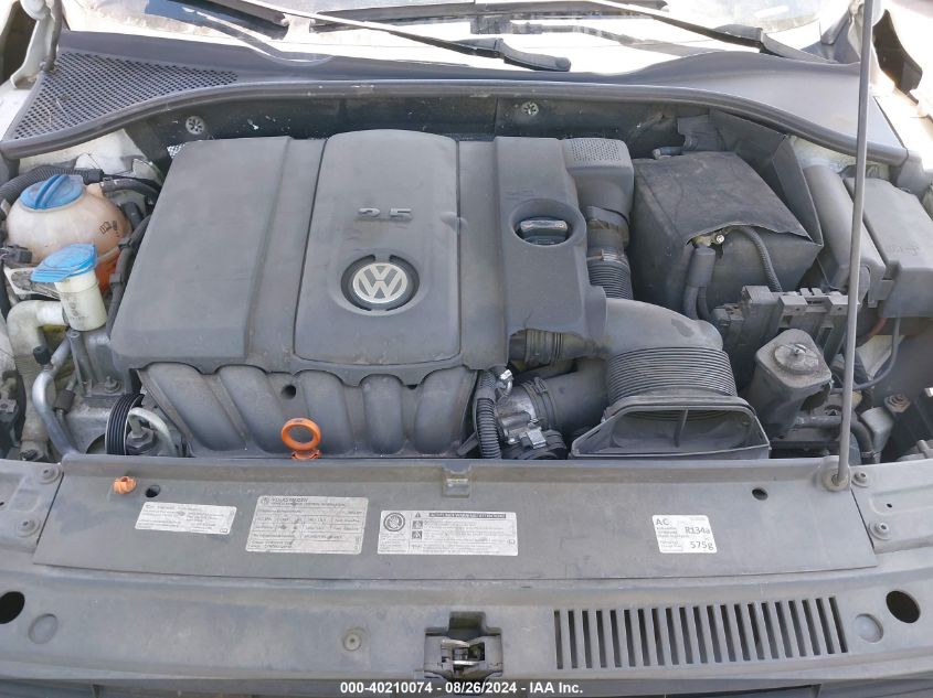 2012 Volkswagen Passat 2.5L Se VIN: 1VWBP7A34CC050227 Lot: 40210074