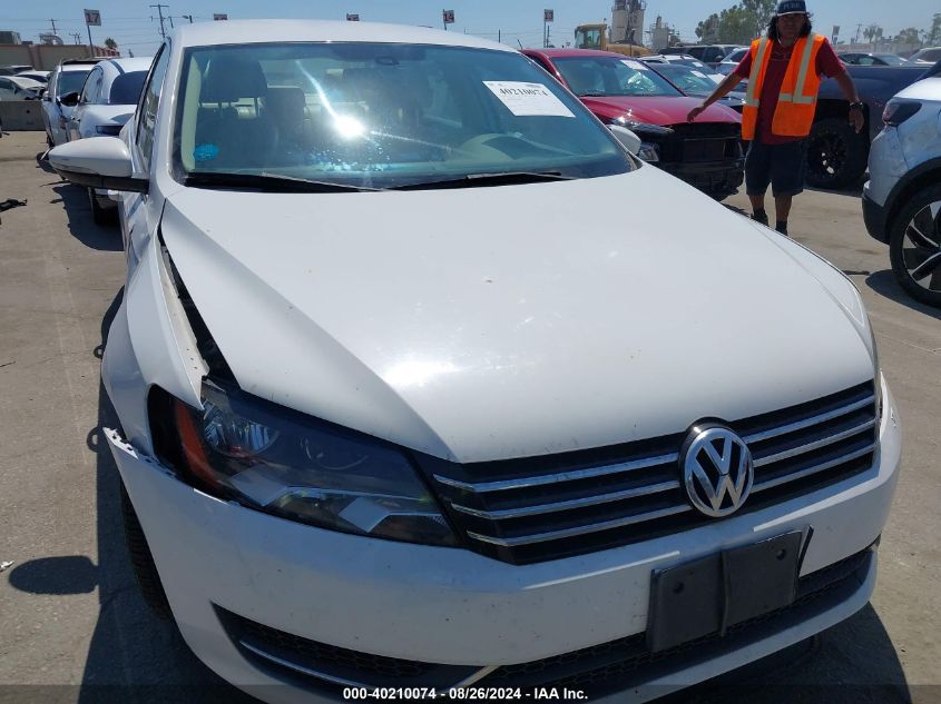 2012 Volkswagen Passat 2.5L Se VIN: 1VWBP7A34CC050227 Lot: 40210074