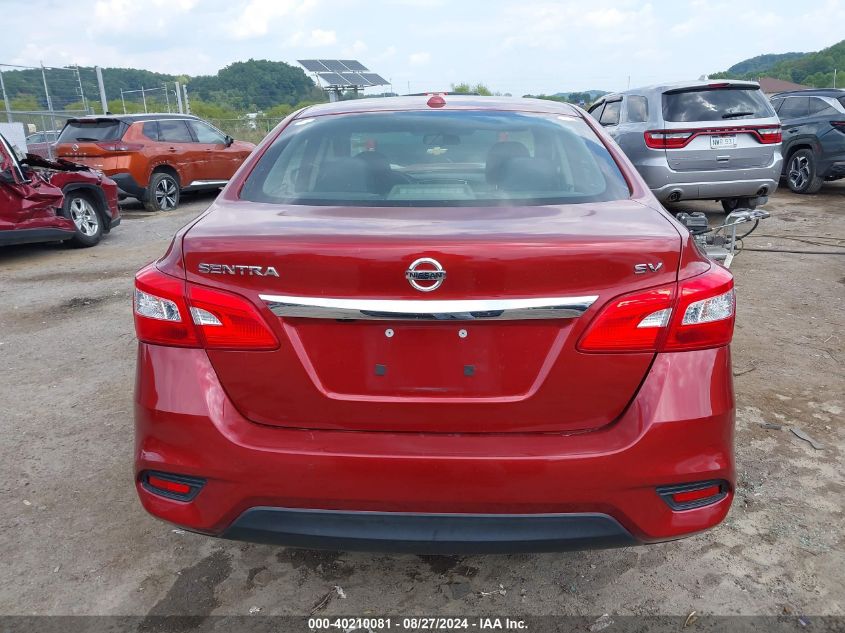 2017 Nissan Sentra Sv VIN: 3N1AB7AP4HY265849 Lot: 40210081